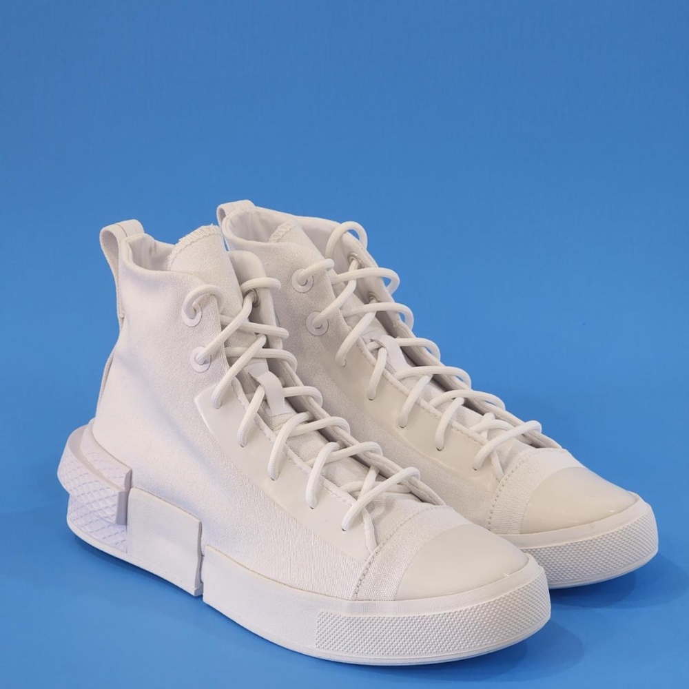 Converse CX Disrupt Hi Mens Casual Sneakers Shoes Triple White 171757C NEW Sz 7 - Picture 5 of 8